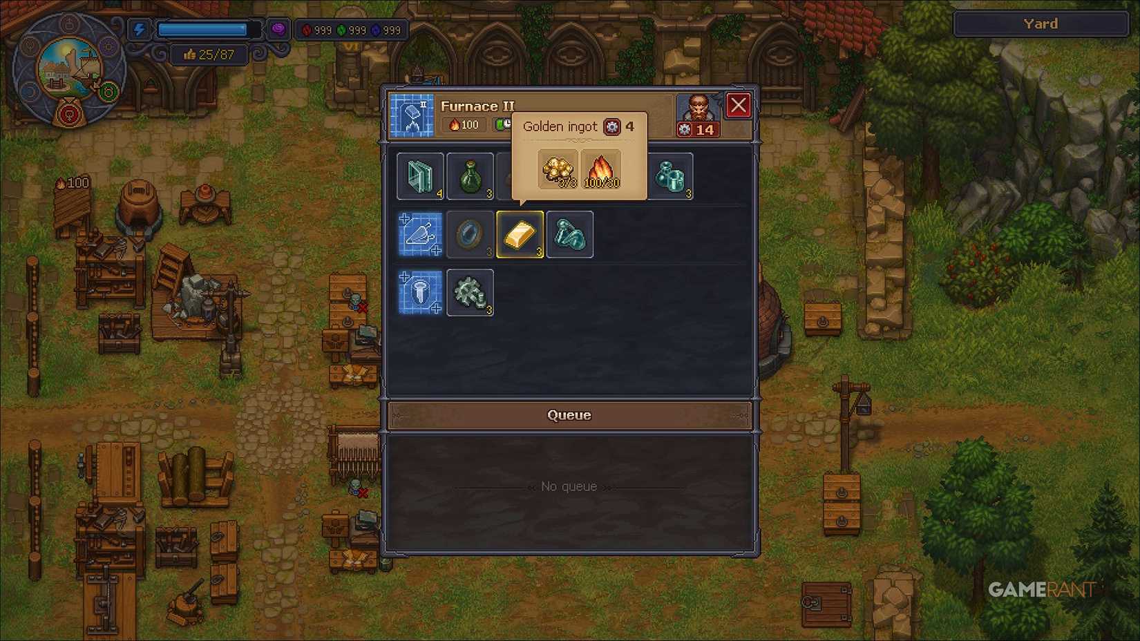 Graveyard Keeper 2 - Smelt Golden Ingot