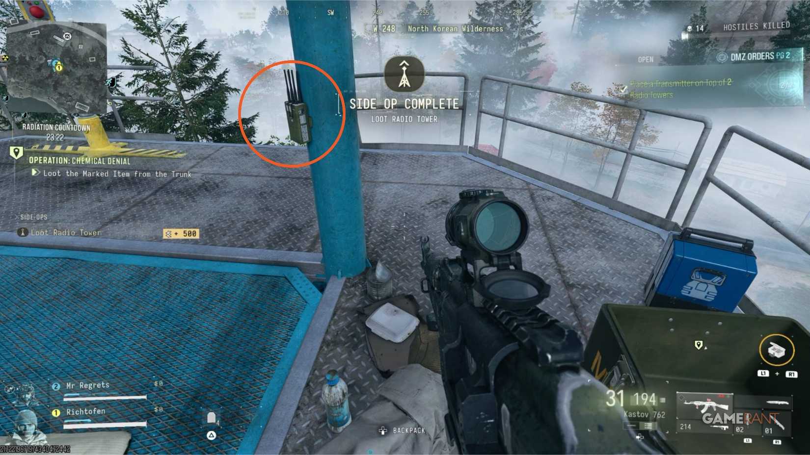 How to Place Transmitters on Radio Towers in MW4 DMZ