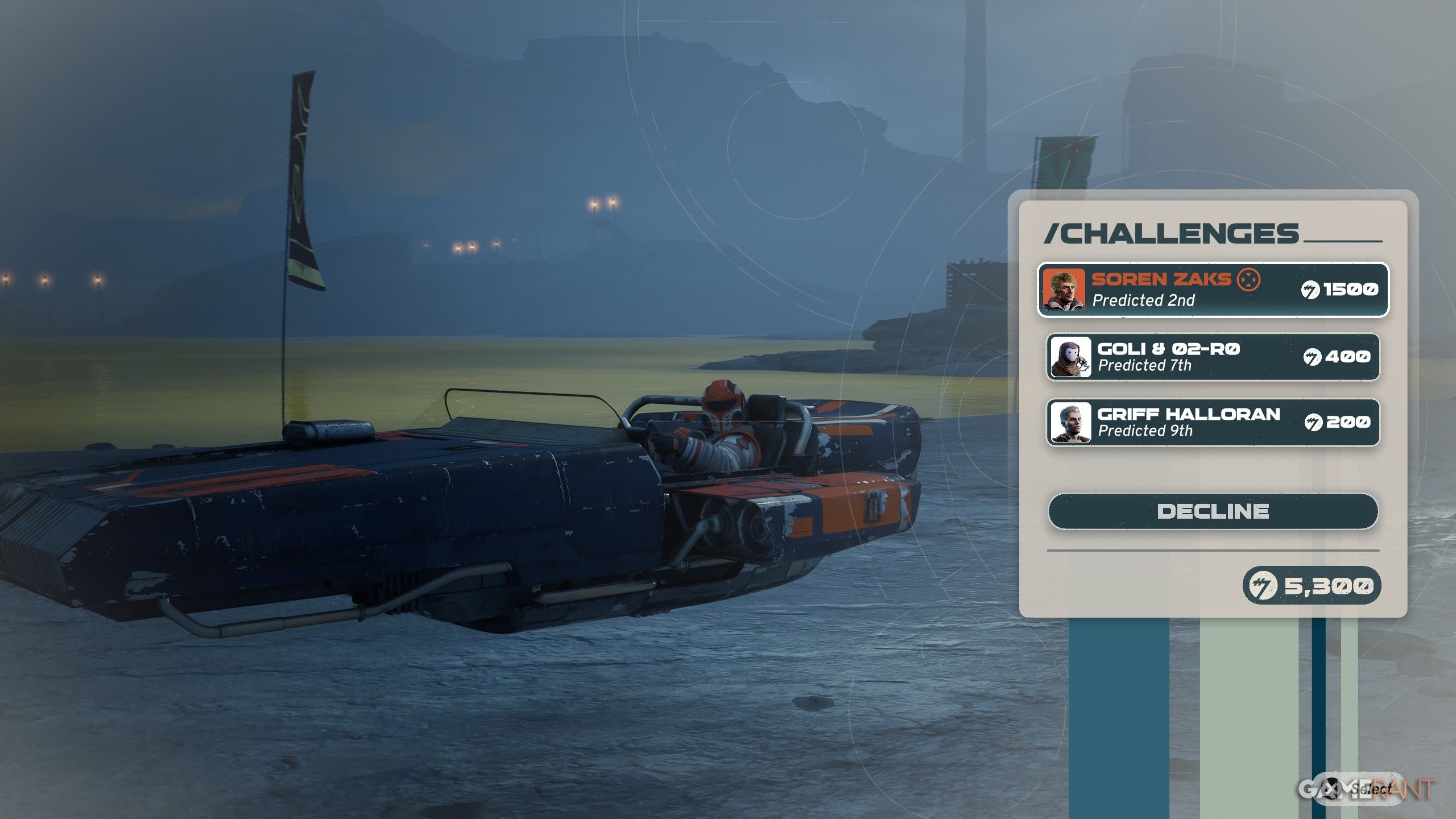 All Head-to-Head Rivalries in Star Wars Galactic Racer