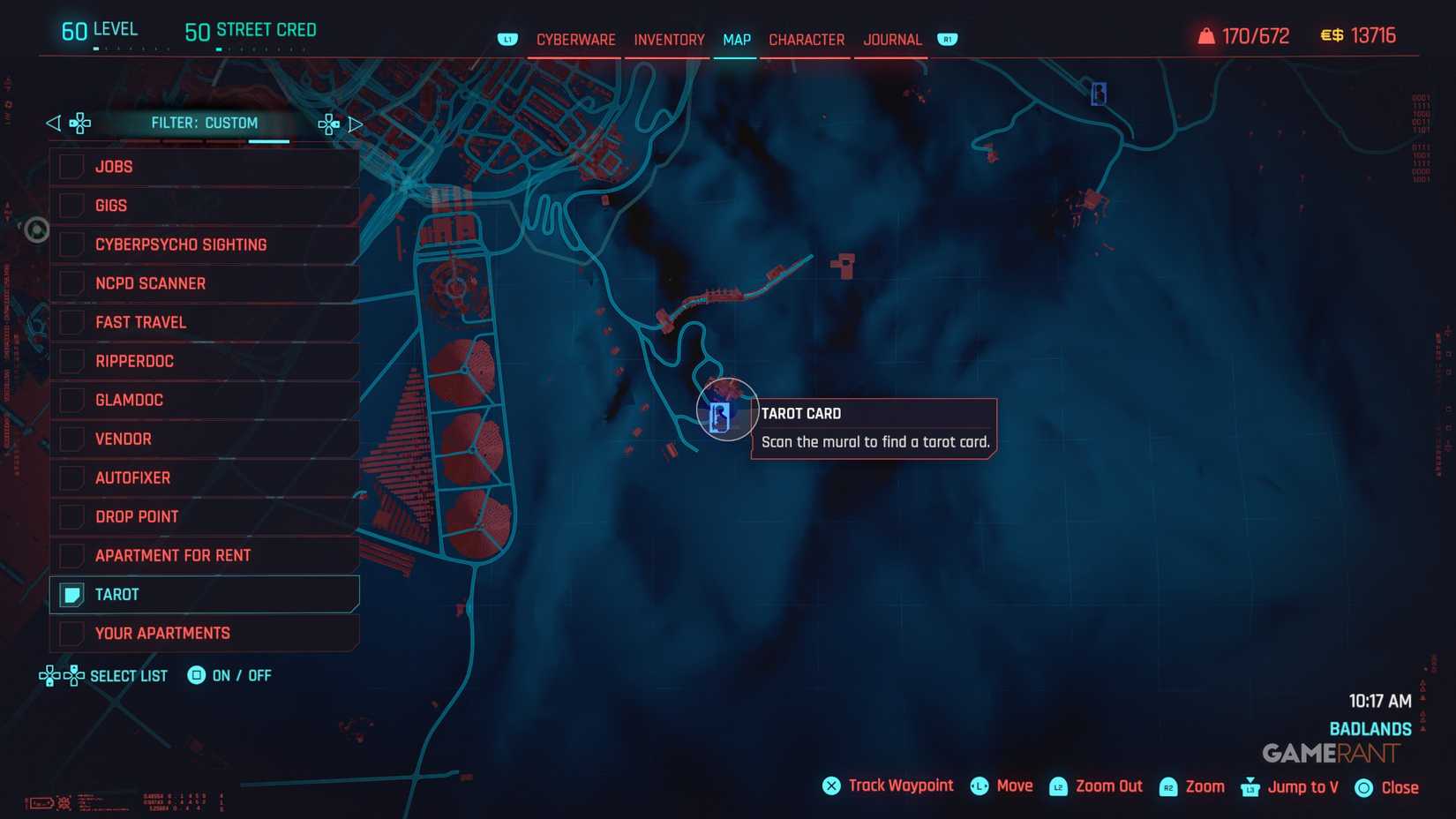 All Minor Arcana Locations in Cyberpunk 2077