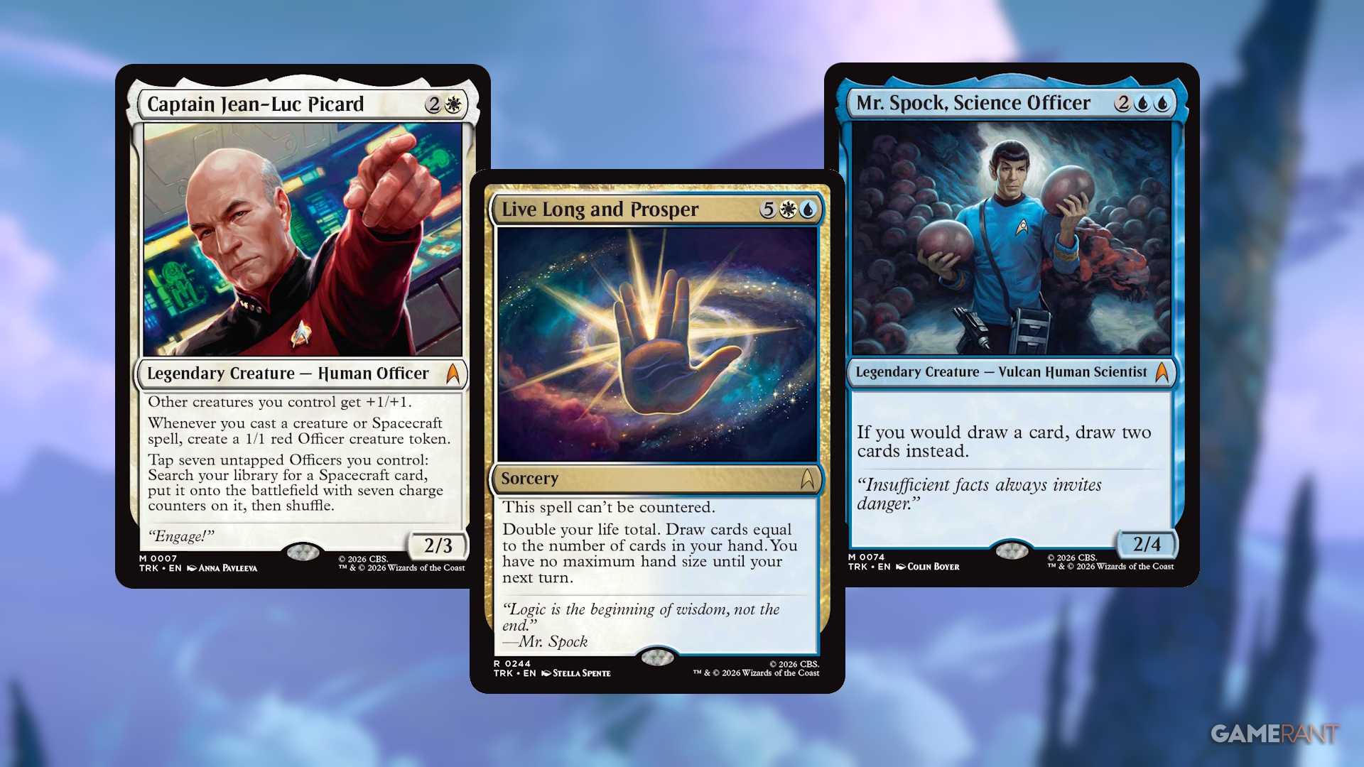 New cards in Magic's Star Trek expansion