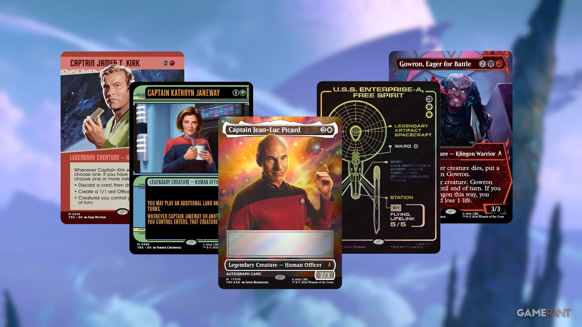 Showcase treatments in Magic: The Gathering's Star Trek set