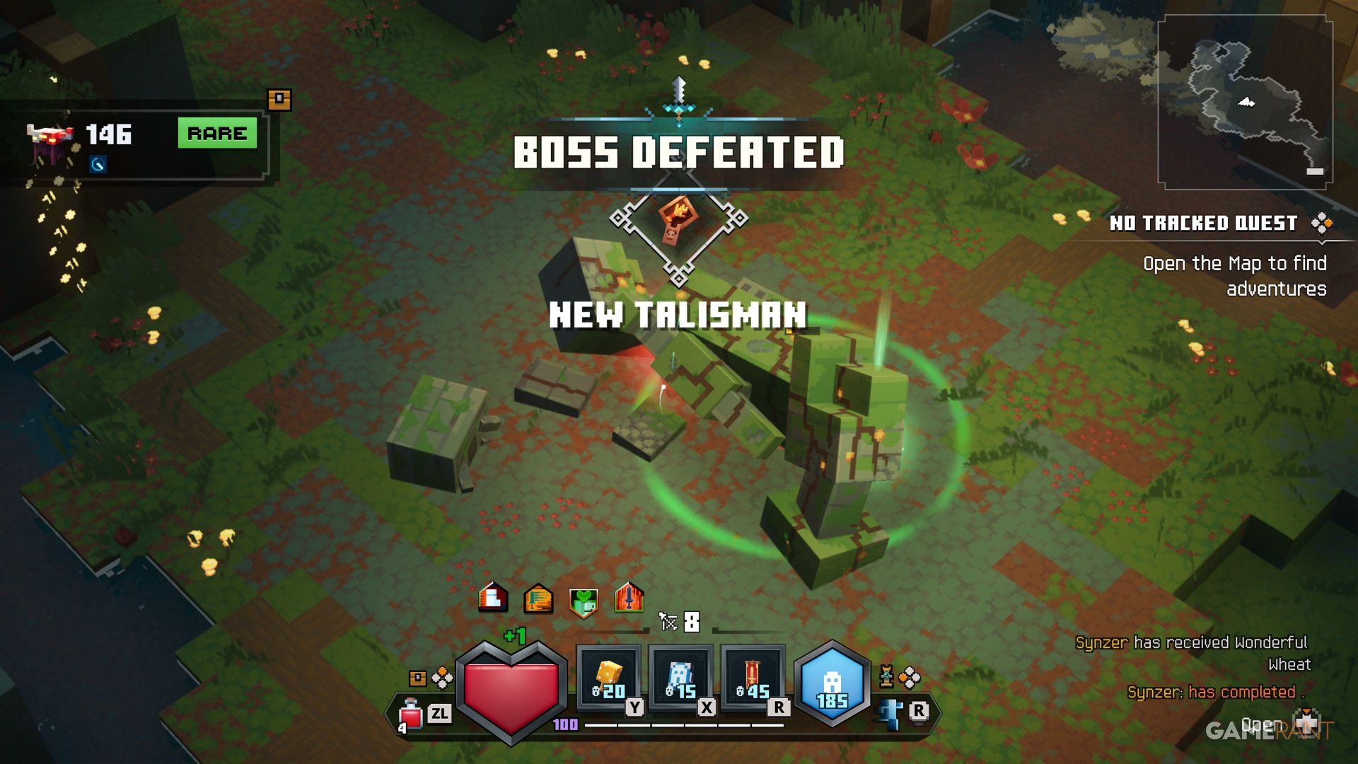 Mosstrosity Secret Boss in Minecraft Dungeons 2