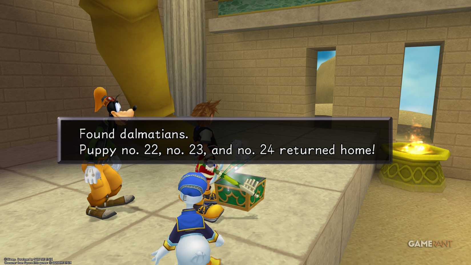 99 Dalmatians Locations in Kingdom Hearts Final Mix