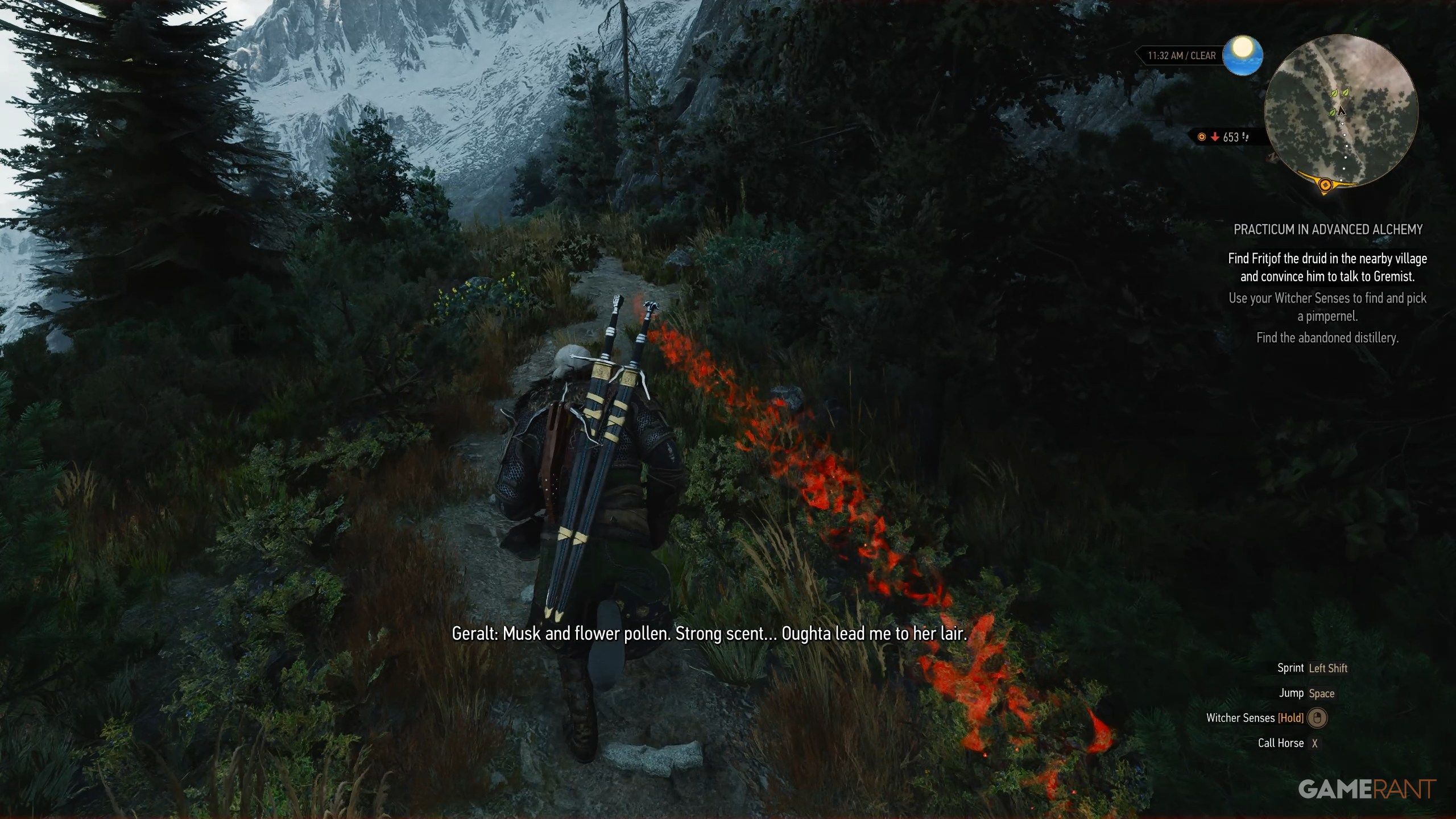 Practicum in Advanced Alchemy Walkthrough and Rewards in The Witcher 3