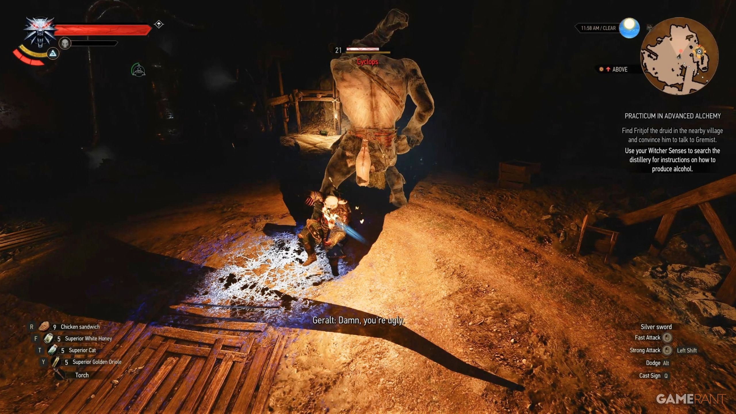 Practicum in Advanced Alchemy Walkthrough and Rewards in The Witcher 3