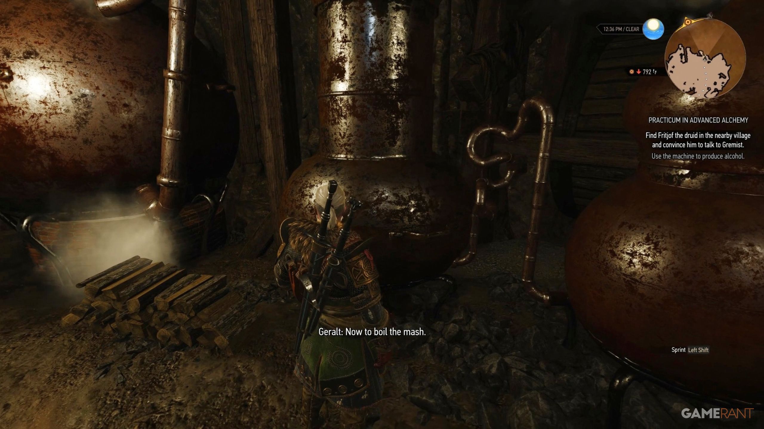 Practicum in Advanced Alchemy Walkthrough and Rewards in The Witcher 3