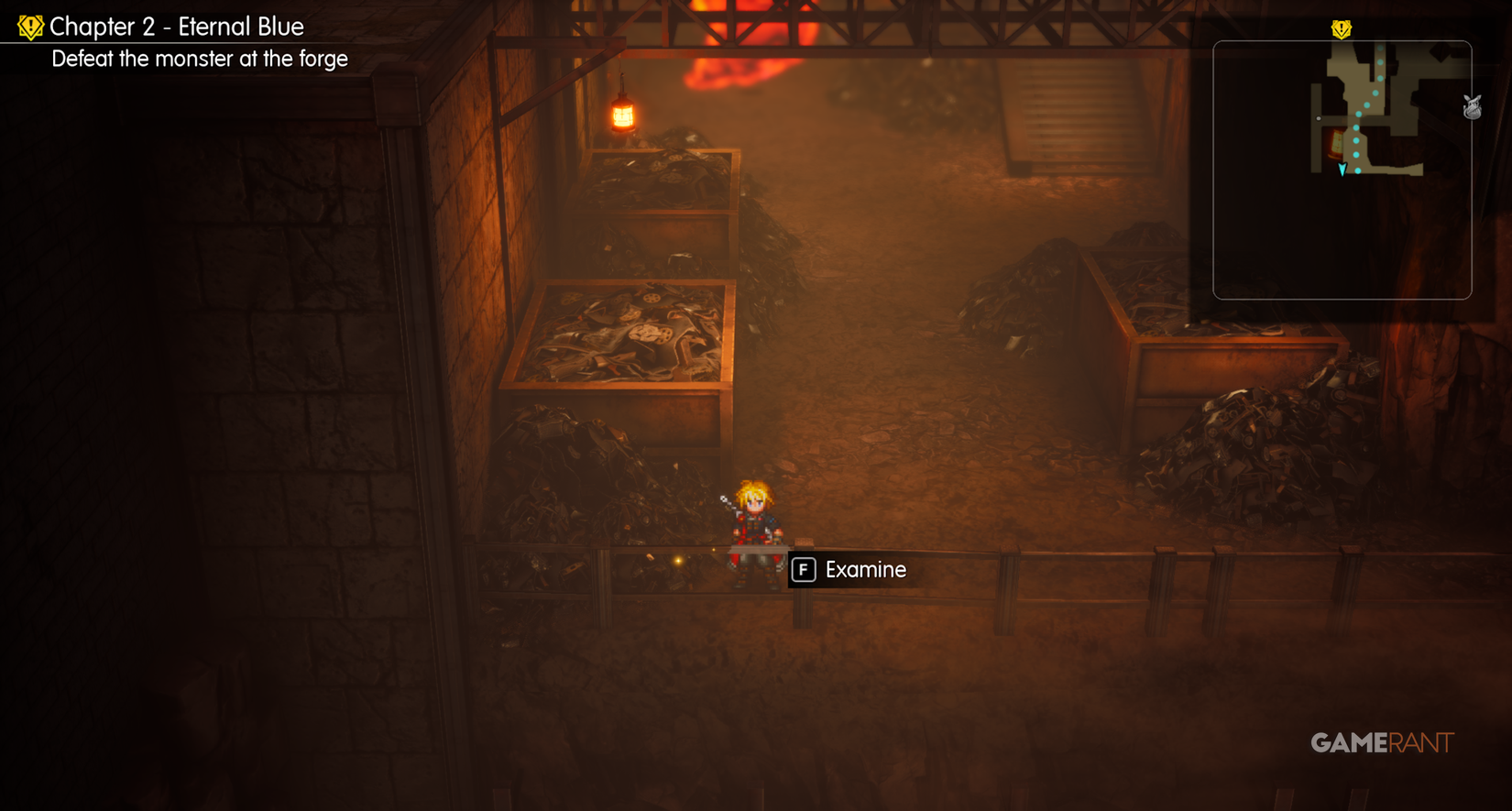 Tablet Shard in Dwarven Forge near monster