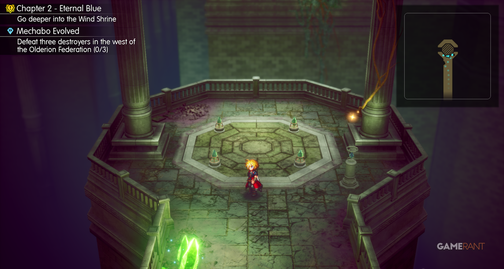 Tablet Shard in Wind Shrine near first elevator