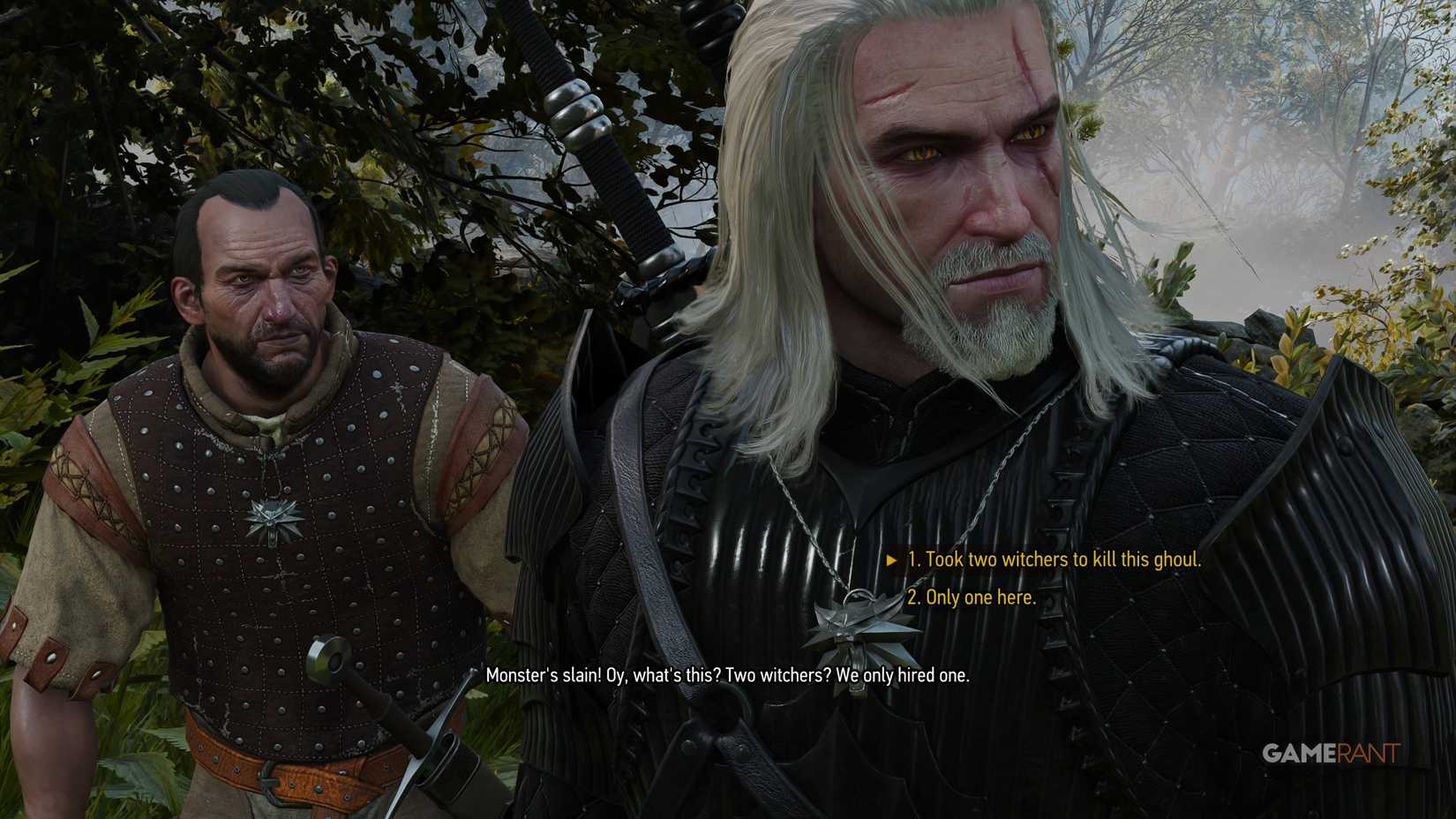 Should You Keep the Wannabe Witcher's Secret in The Witcher 3
