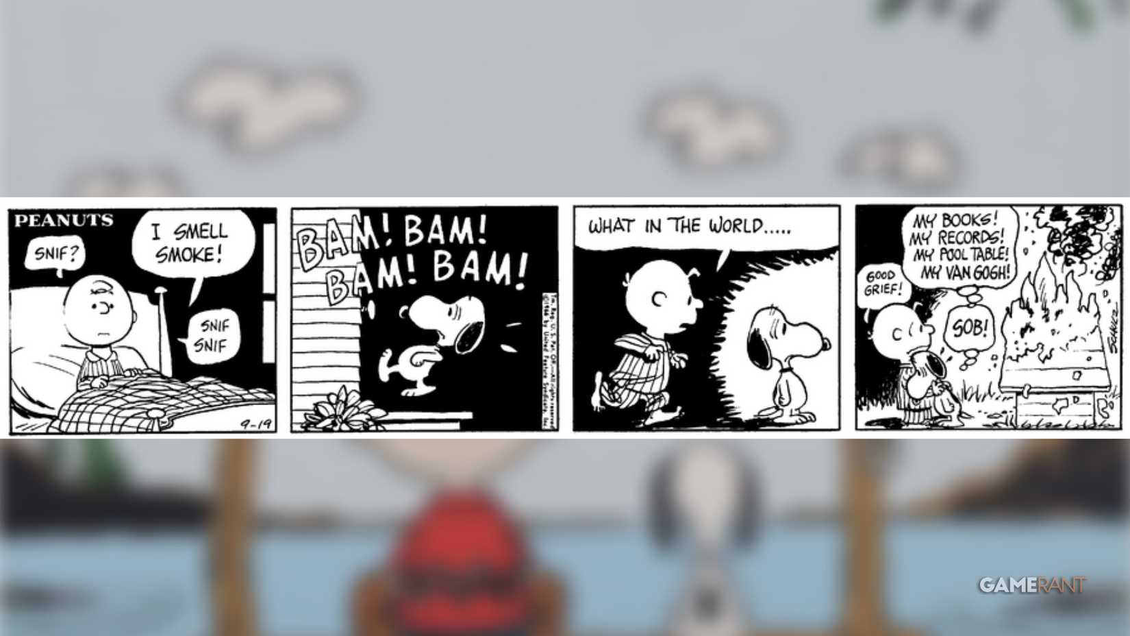 Snoopy's House Burns Down and a Van Gogh is Lost