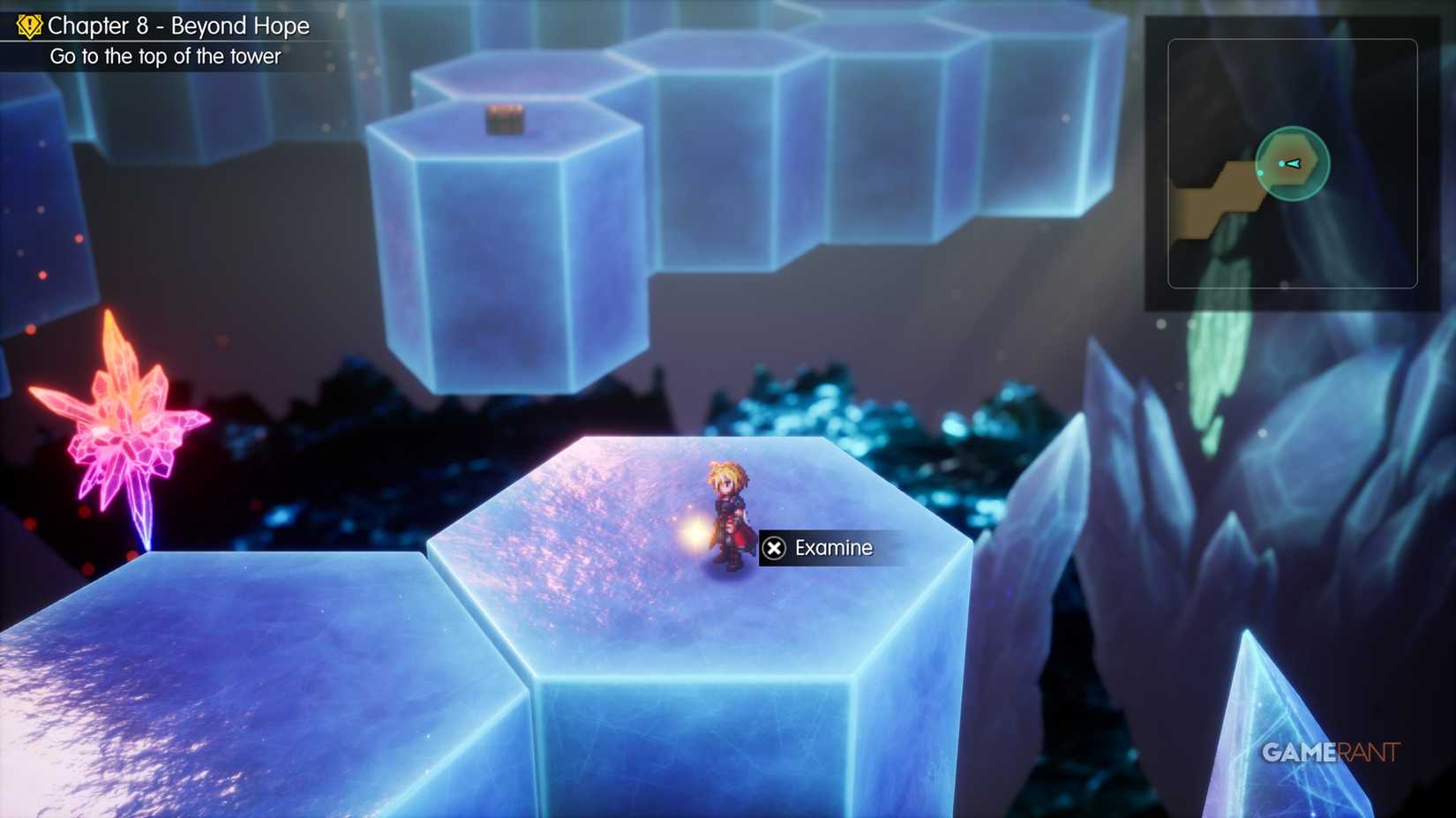 Tablet Shard in Crystal Tower Entrance Dead end