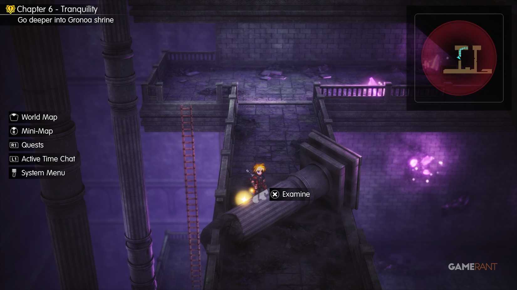 Tablet Shard in Gronoa Shrine 2nd room near broken pillar-1