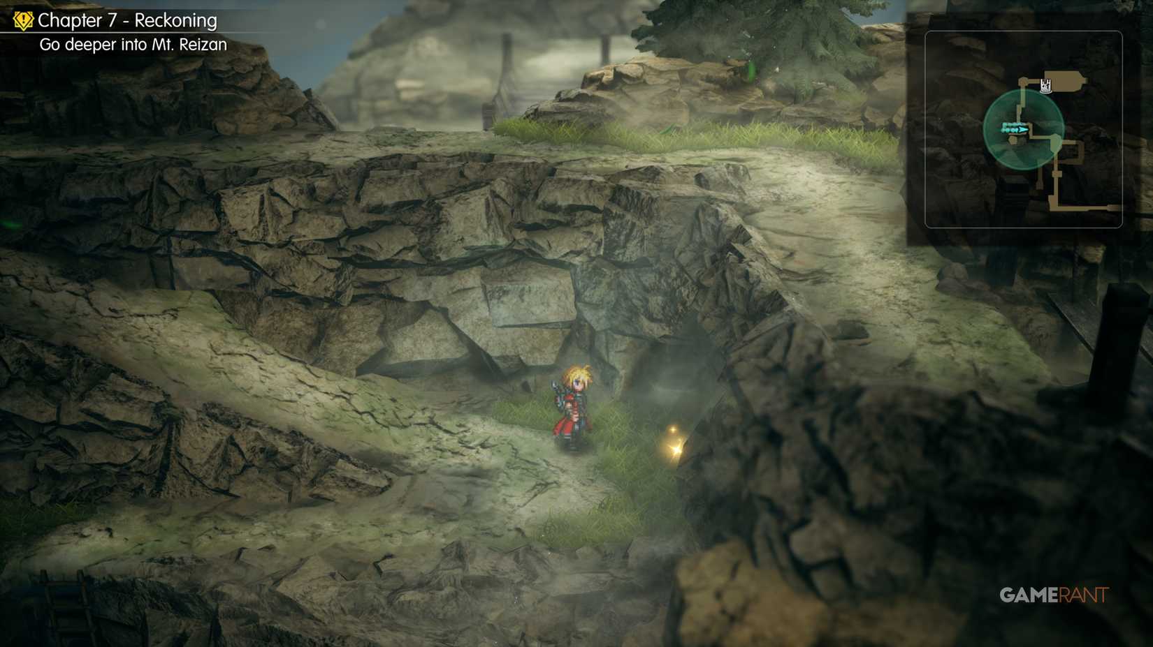 Tablet Shard in Mt Reizan on sloped path-1