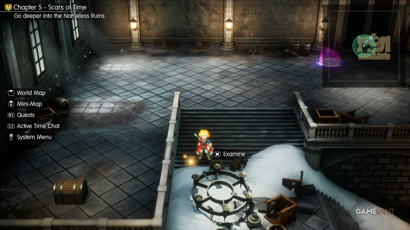 Tablet Shard in Nameless Ruins near chandelier-1