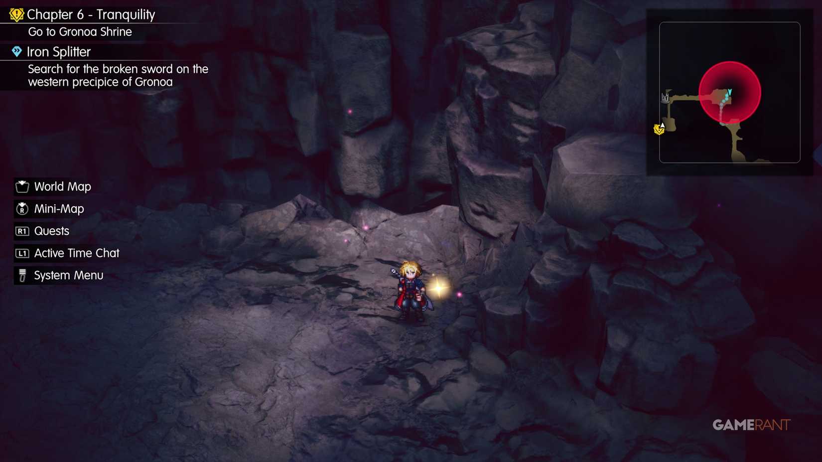Tablet Shard in Rugged Mountain Path North Corner from Entrance-1