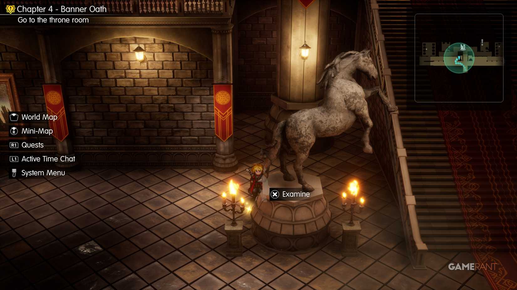 Tablet Shard in Zoldaad Castle Behind Horse Statue-1