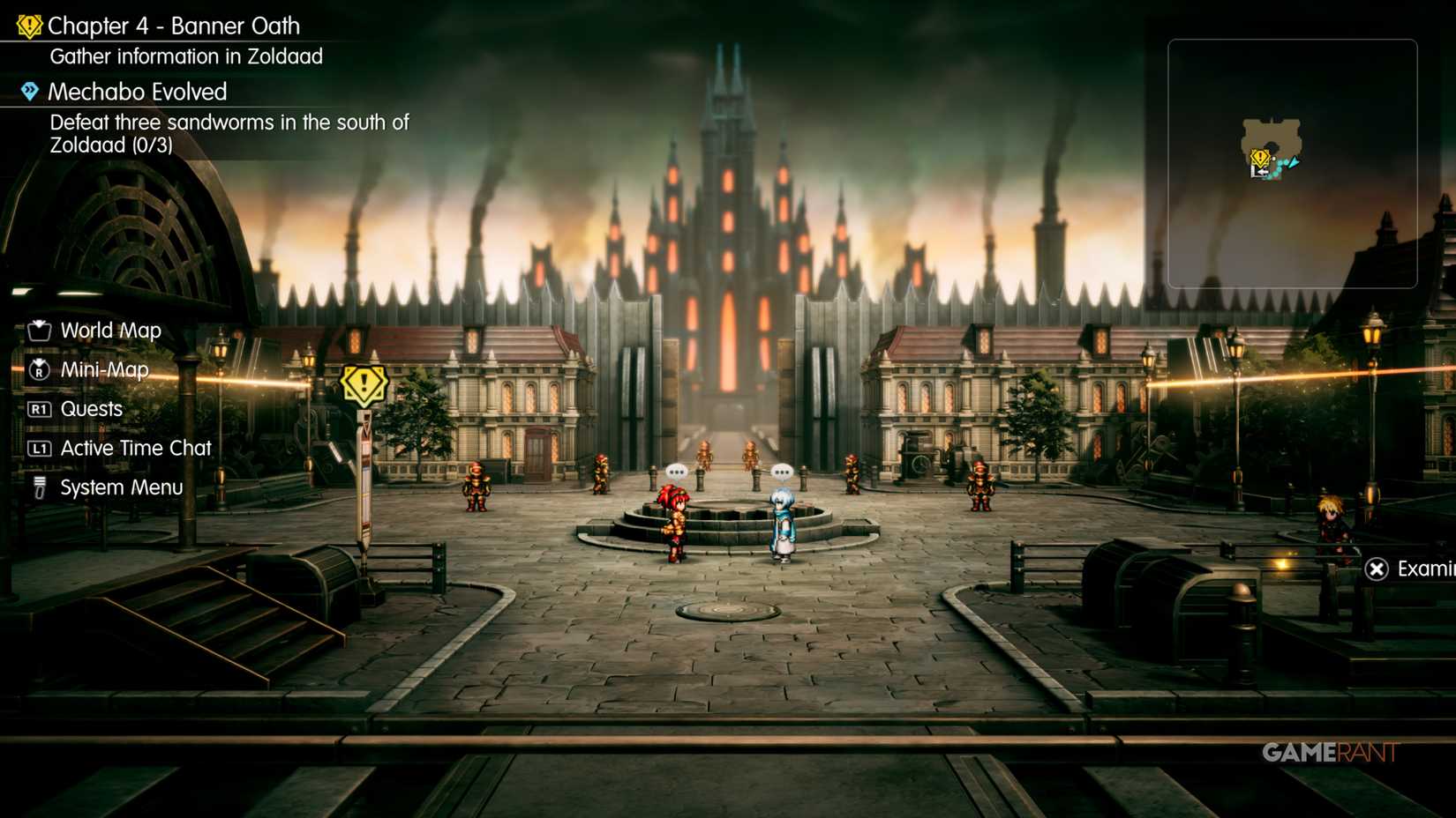 Tablet Shard in Zoldaad Imperial Capitol Castle Plaza