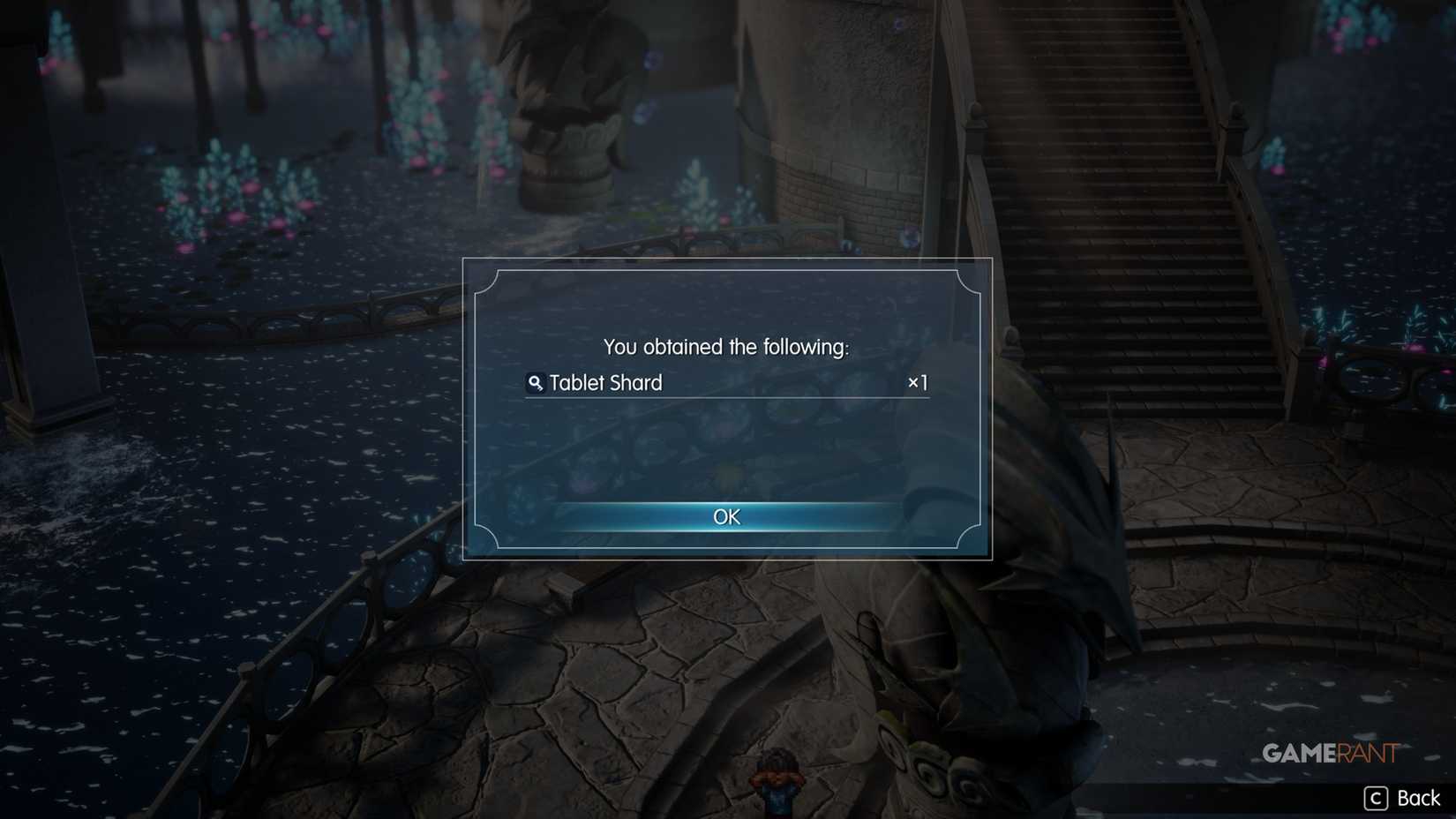 Tablet Shard near Fountain in Olderion, the Aquapolis