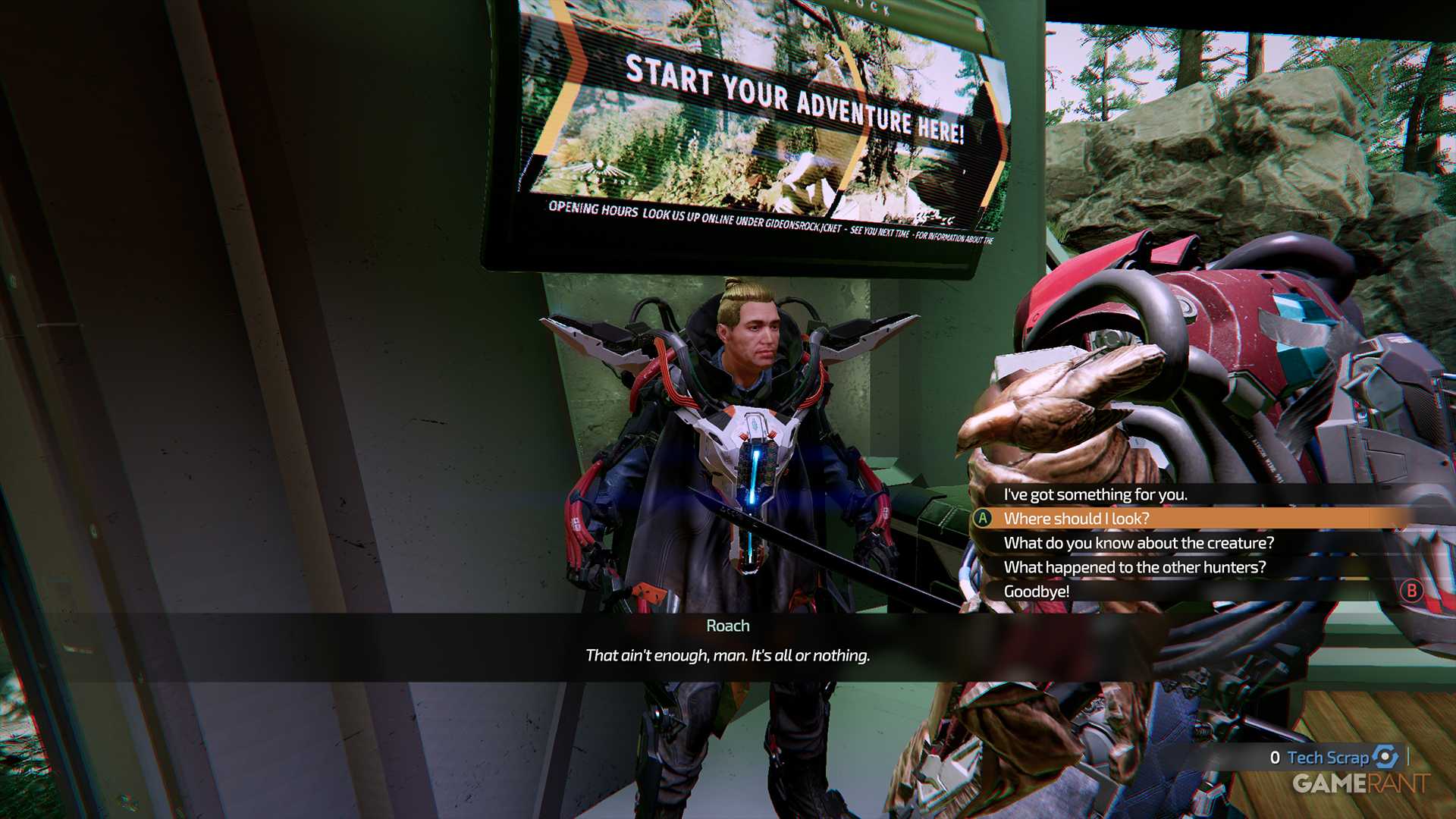 the surge 2 roach dialogue