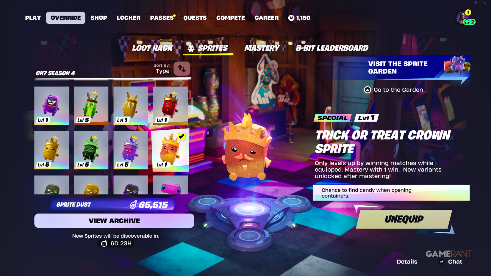 All Trick or Treat Sprites in Fortnite
