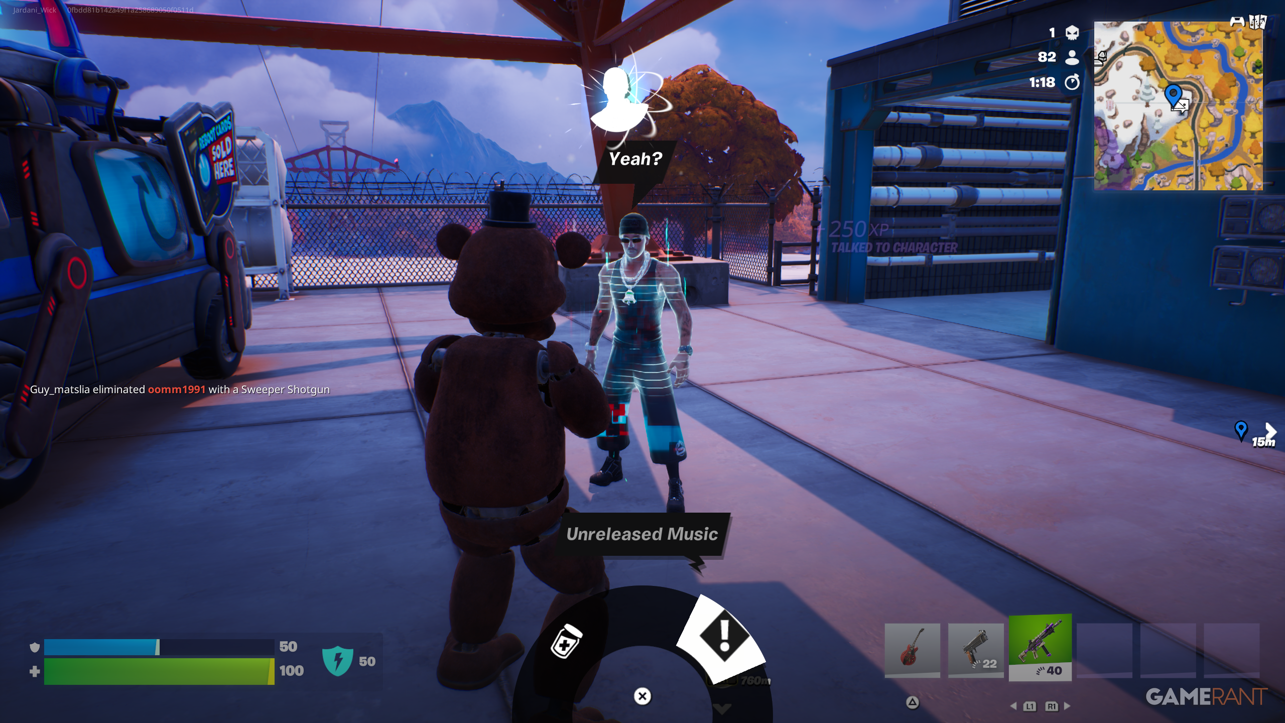 Yeat Location in Fortnite & Free Jam Track Quest