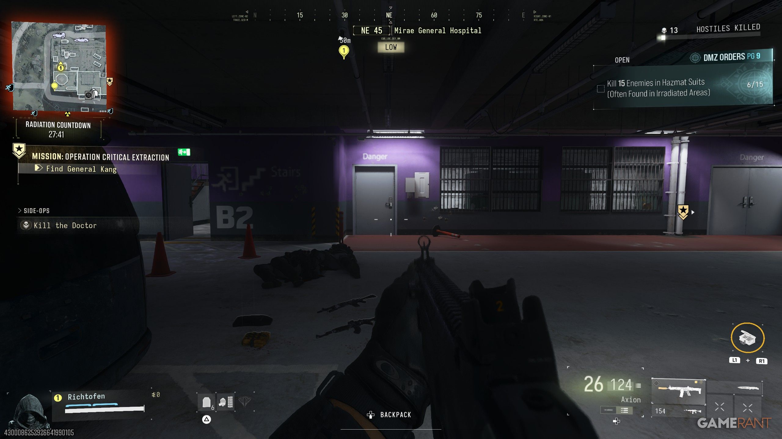 Mirae Electrical Room Location in MW4 DMZ
