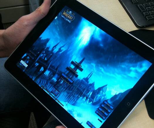 world of warcraft stream ipad