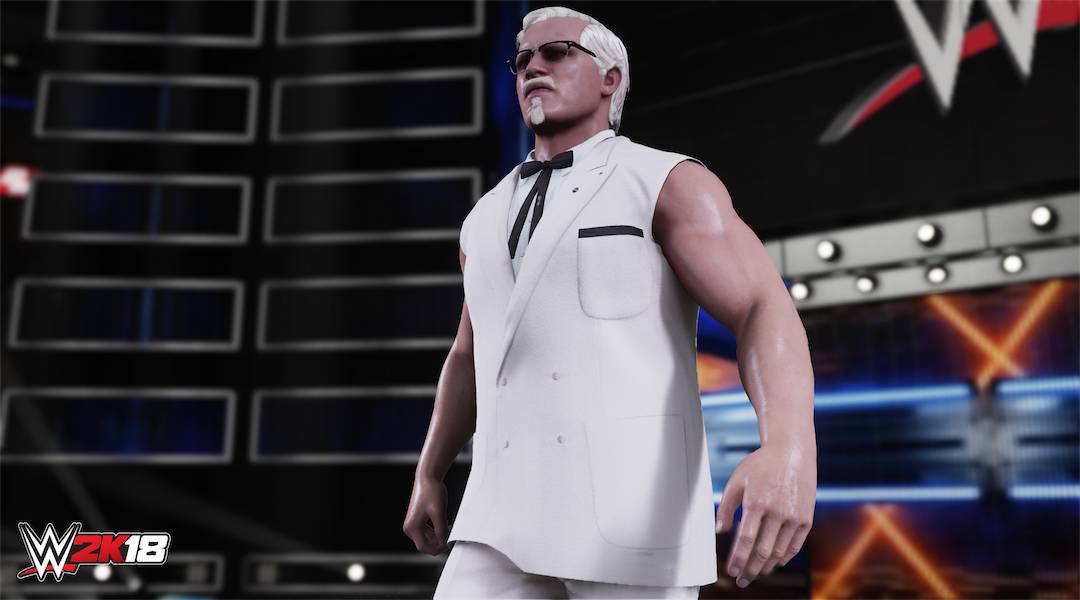 wwe-2k18-colonel-sanders