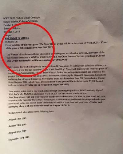 wwe 2k20 leak document