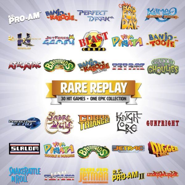 rare replay 30 games