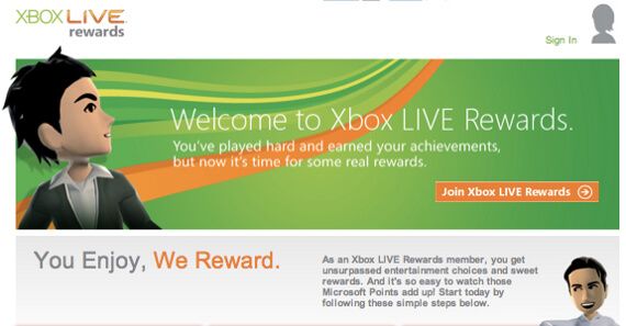 Xbox Live Rewards Program