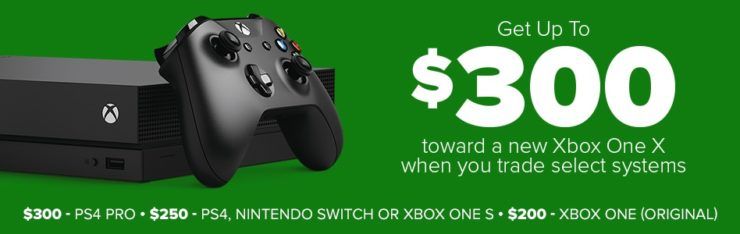 xbox one x gamestop trade in deal