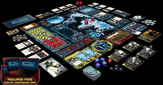 XCOM Board Game Pieces