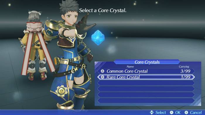 xenoblade chronicles 2 core crystal system
