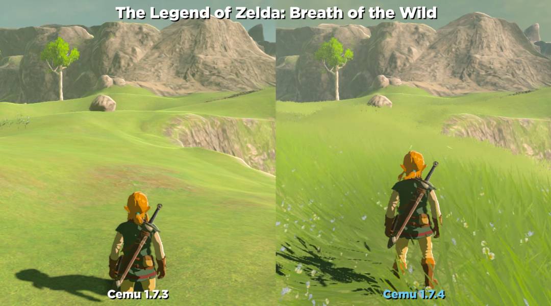 Cemu 1.7.4 Zelda: Breath of the Wild Improvements