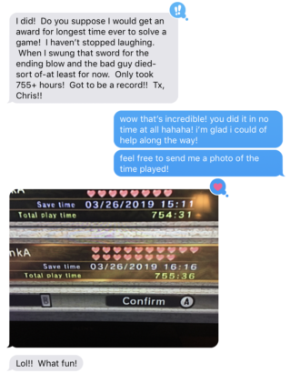 zelda twilight princess grandma text