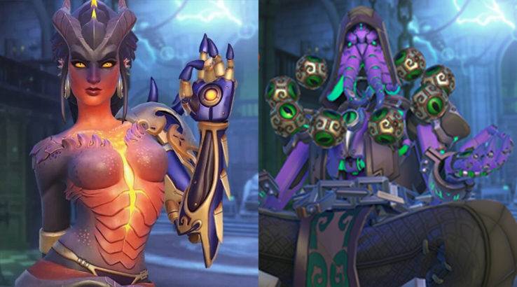 zenyatta symmetra halloween skins 2017 blizzard