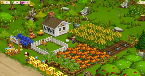 Zynga Big Harvest Farmville Screenshot